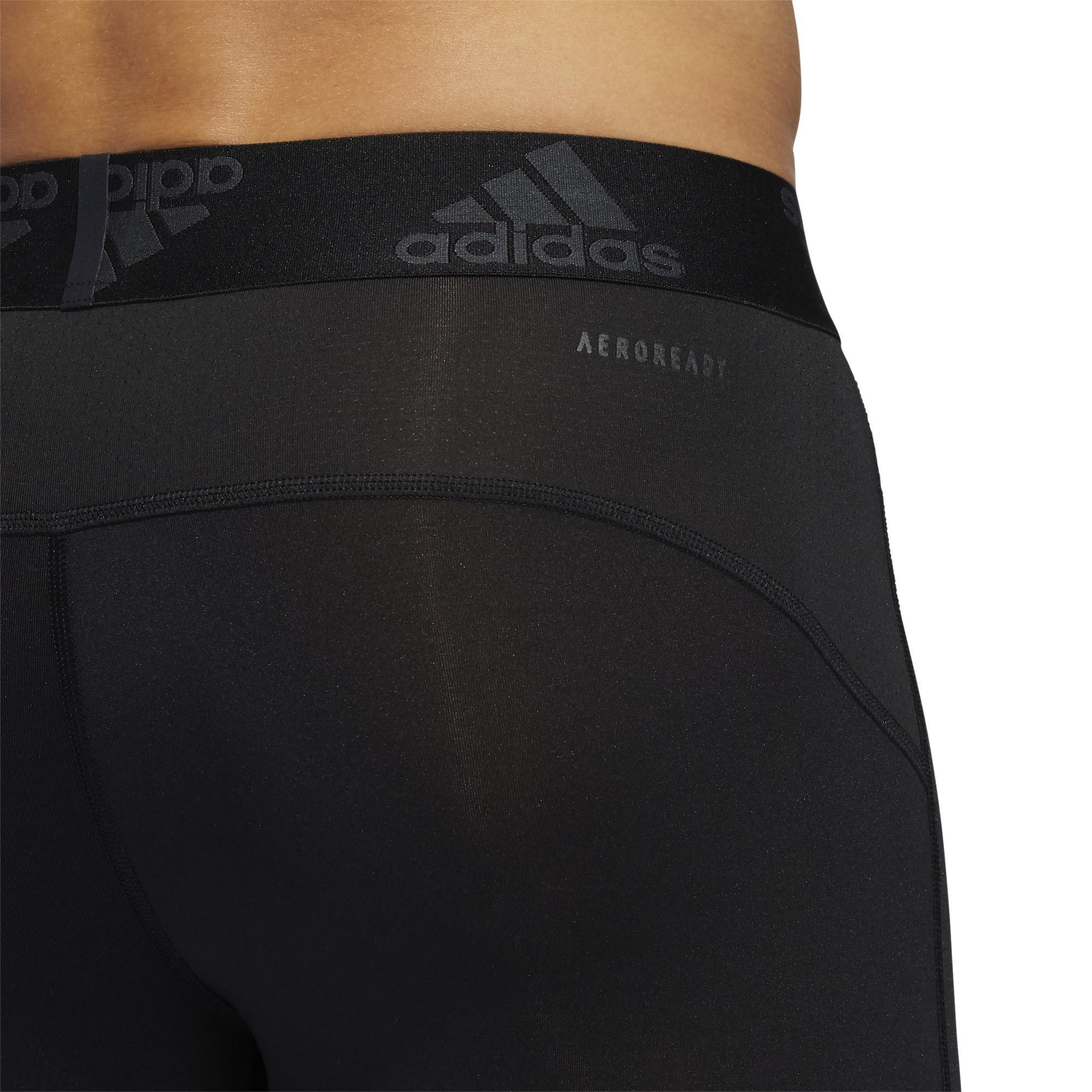 Techfit 3-Stripes Long Tights, Black, , large image number 10