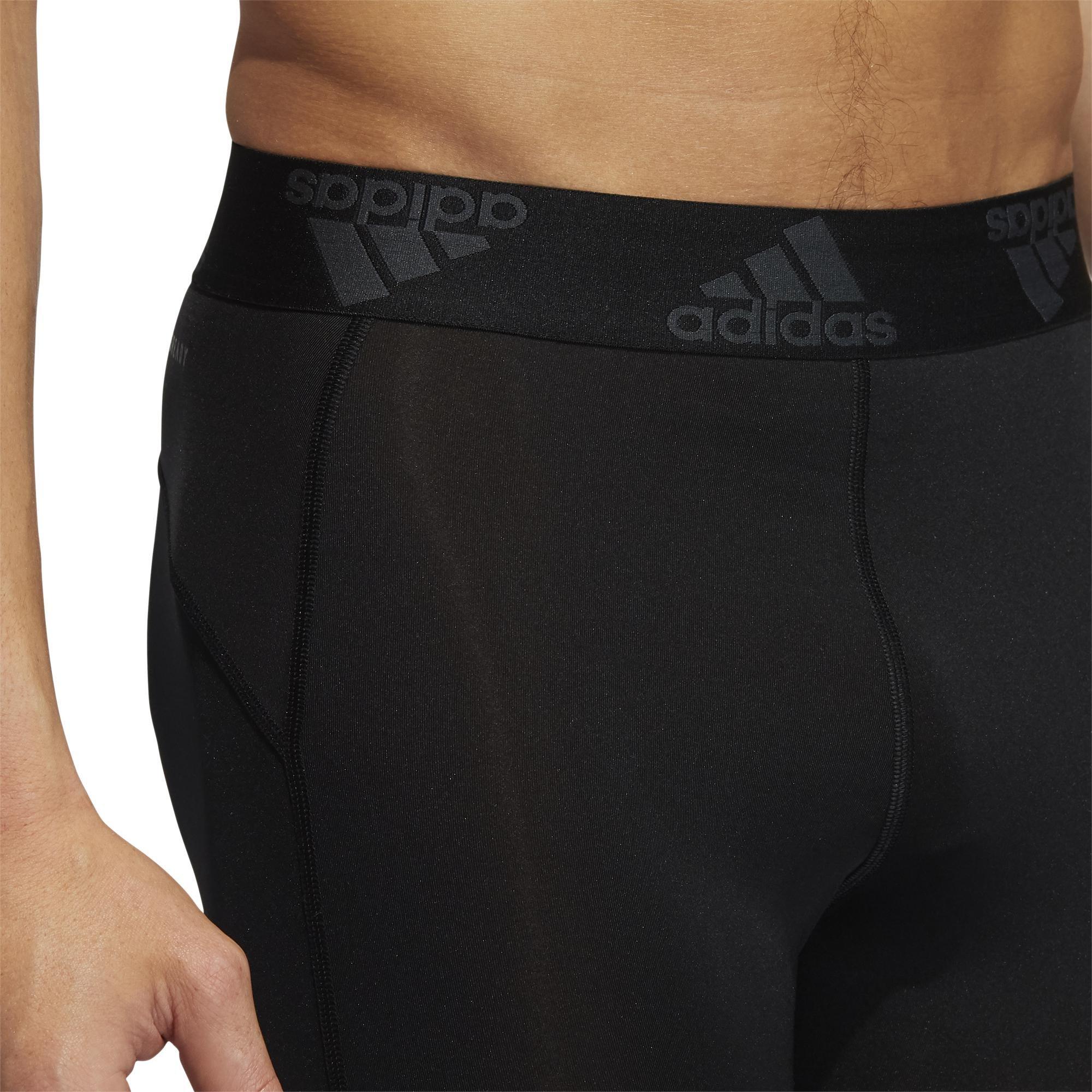 Techfit 3-Stripes Long Tights, Black, , large image number 11