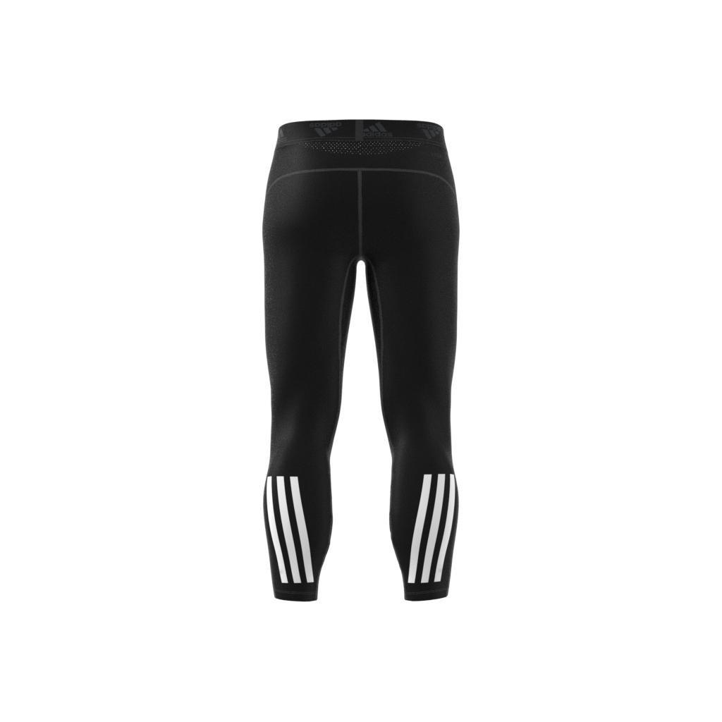 Techfit 3-Stripes Long Tights, Black, A901_ONE, large image number 18