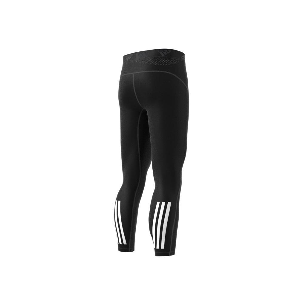 Techfit 3-Stripes Long Tights, Black, A901_ONE, large image number 19