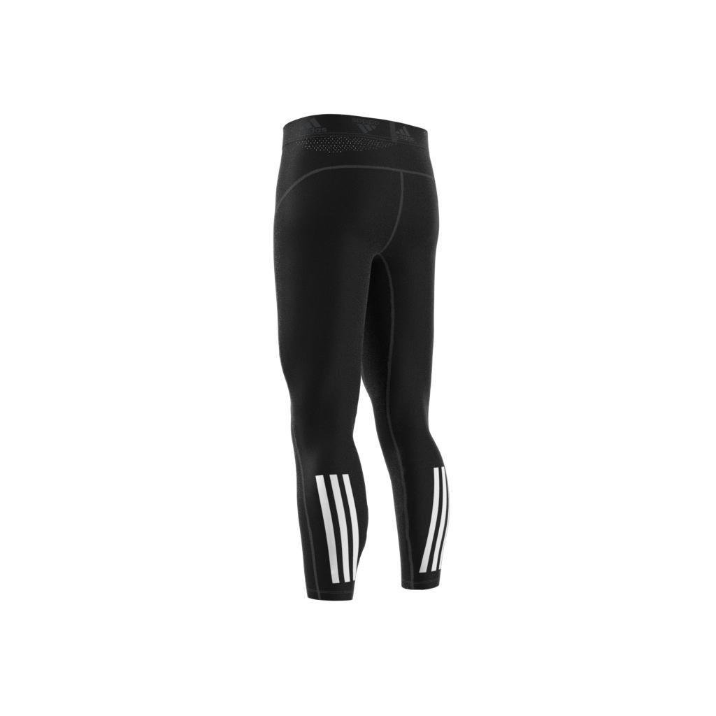 Techfit 3-Stripes Long Tights, Black, A901_ONE, large image number 22