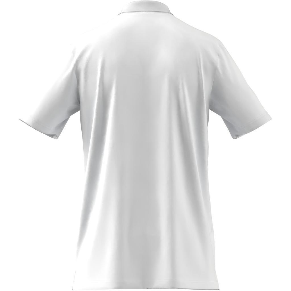 Designed To Move 3-Stripes Polo Shirt, White, A901_ONE, large image number 2