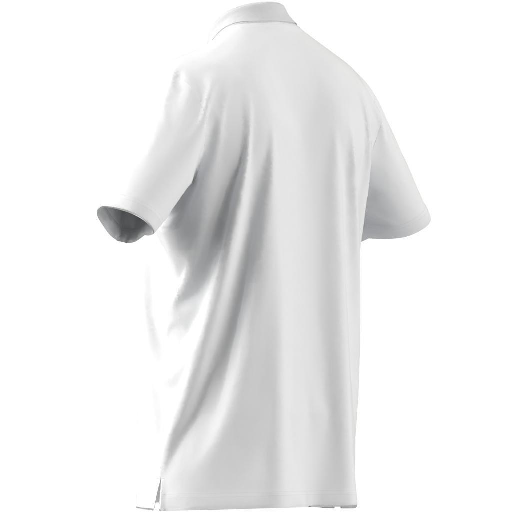 Designed To Move 3-Stripes Polo Shirt, White, A901_ONE, large image number 3