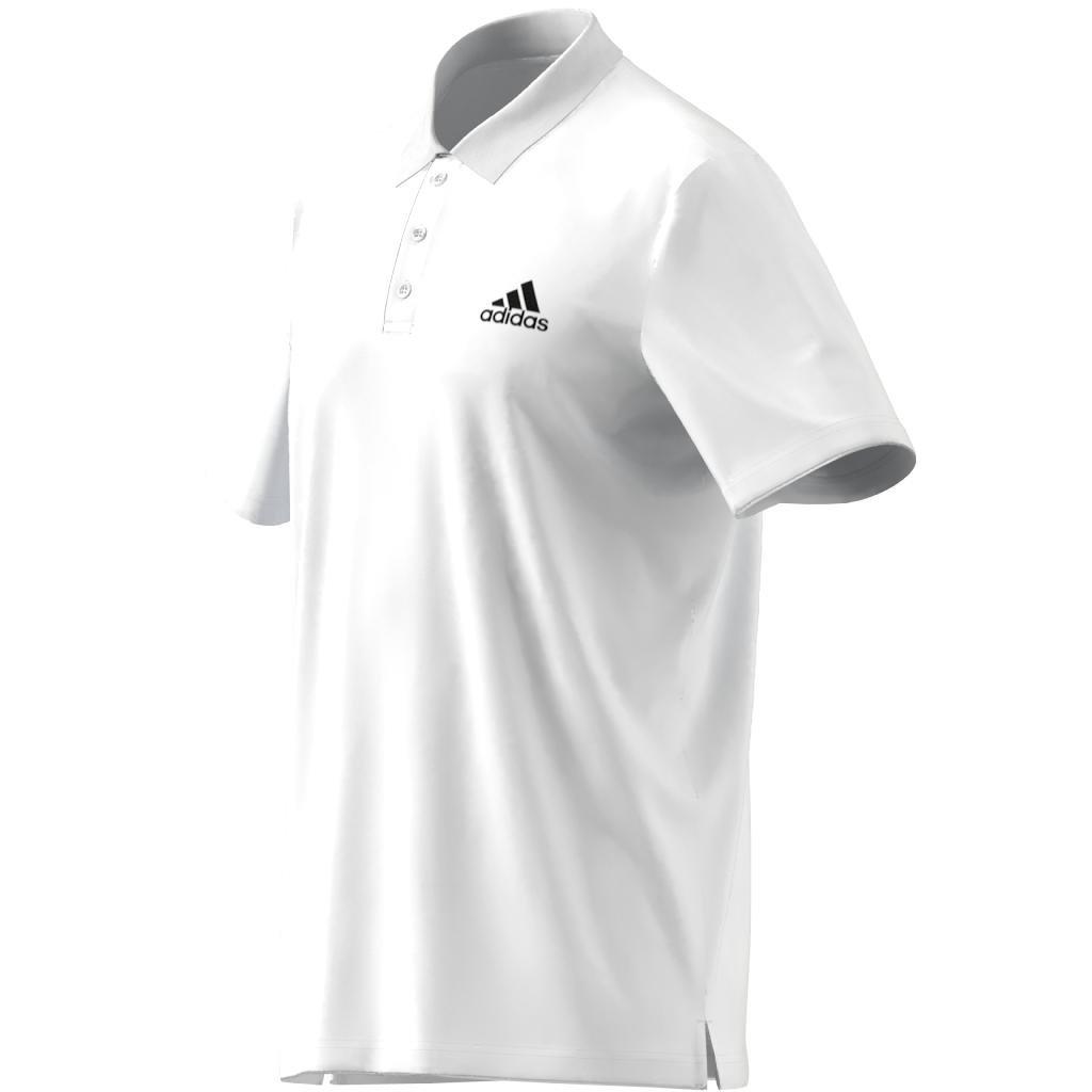 Designed To Move 3-Stripes Polo Shirt, White, A901_ONE, large image number 4