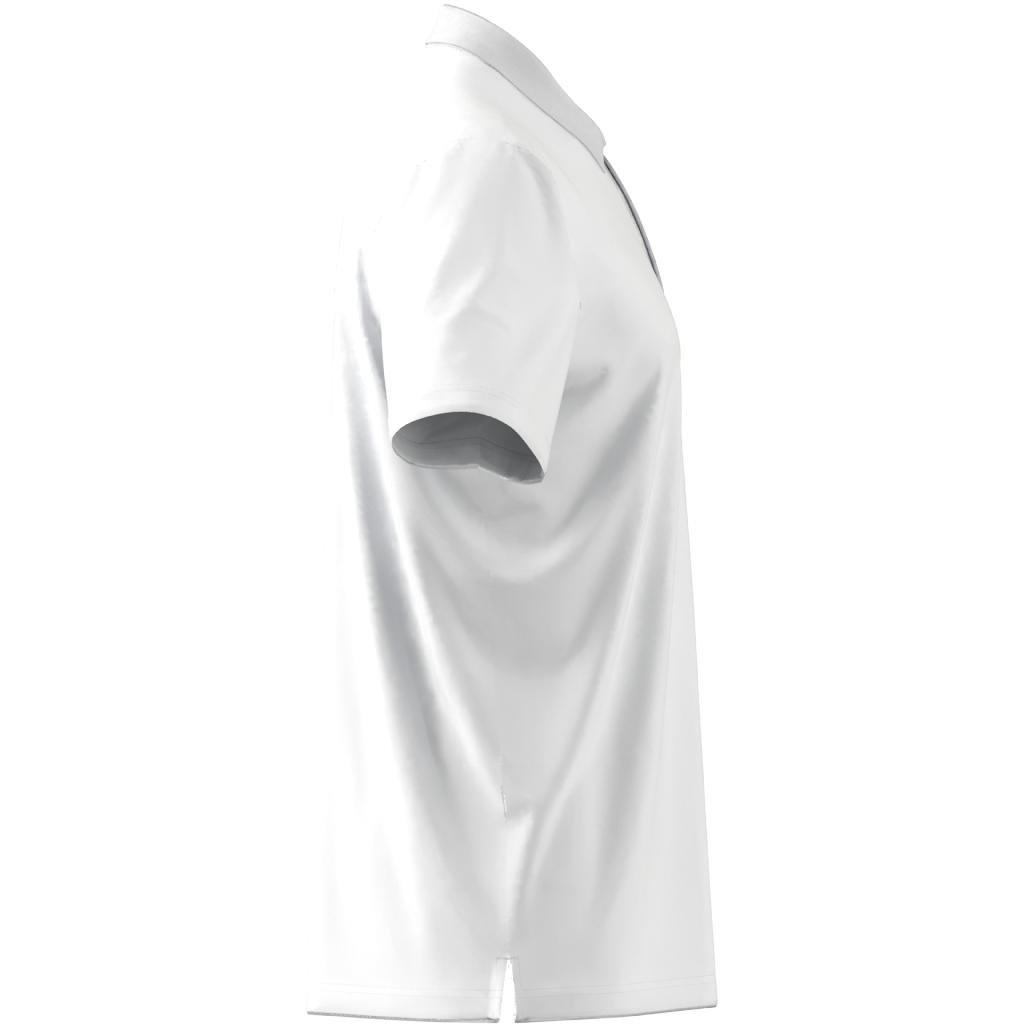 Designed To Move 3-Stripes Polo Shirt, White, A901_ONE, large image number 6