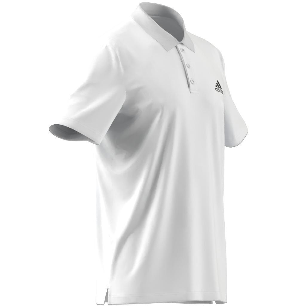Designed To Move 3-Stripes Polo Shirt, White, A901_ONE, large image number 8