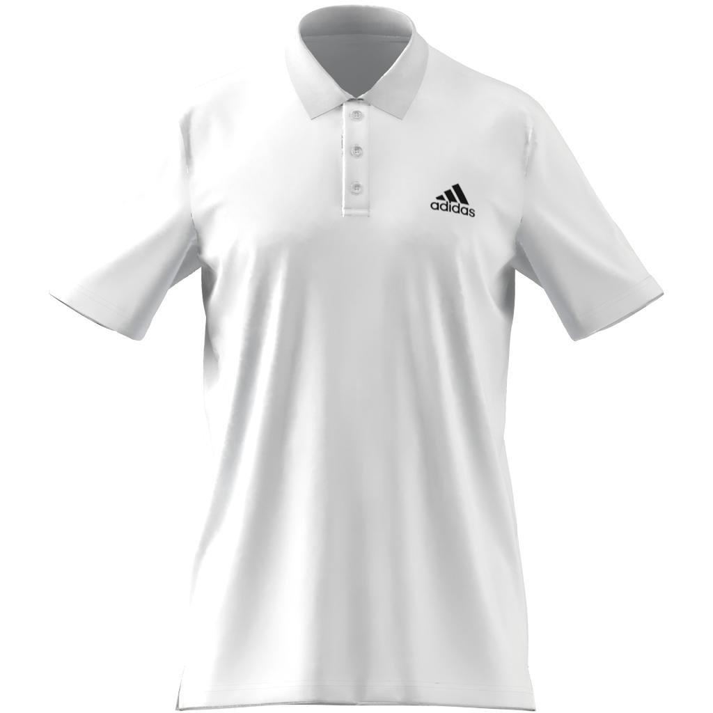 Designed To Move 3-Stripes Polo Shirt, White, A901_ONE, large image number 9