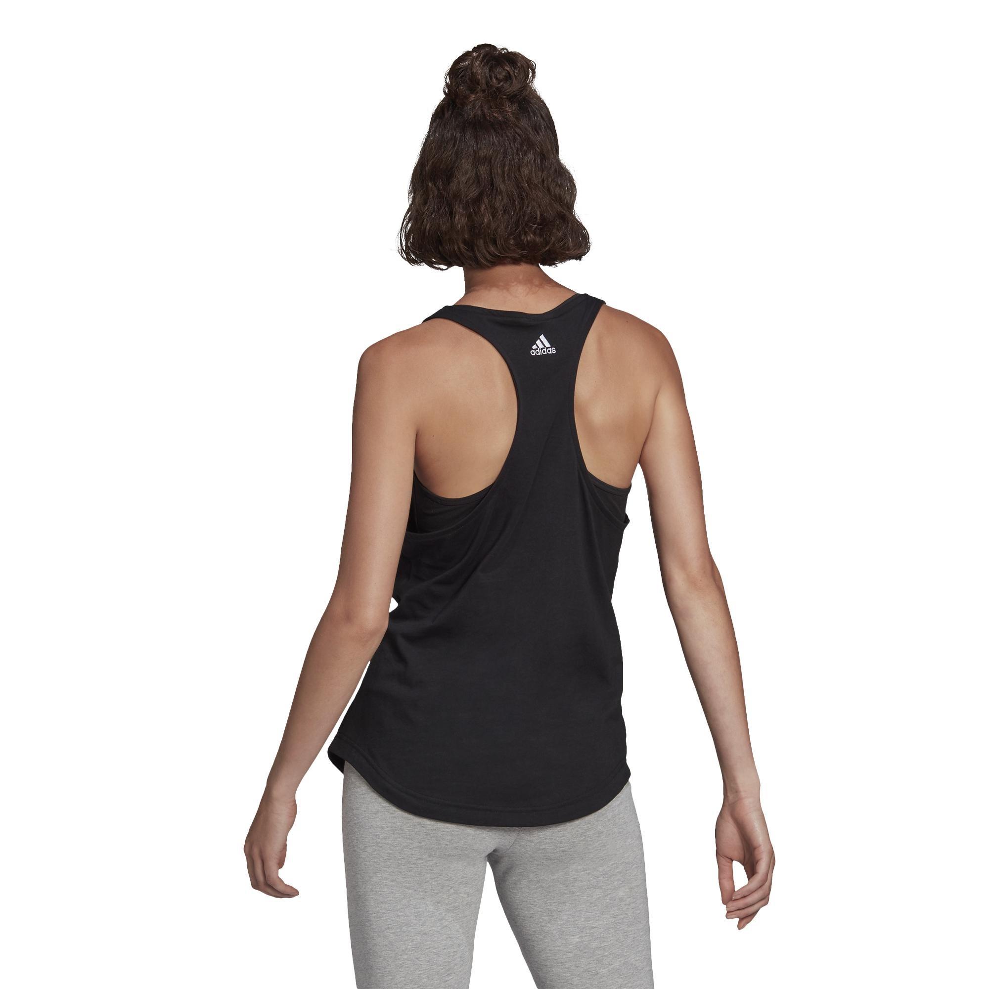Essentials Loose Logo Tank Top, Black, A901_ONE, large image number 8