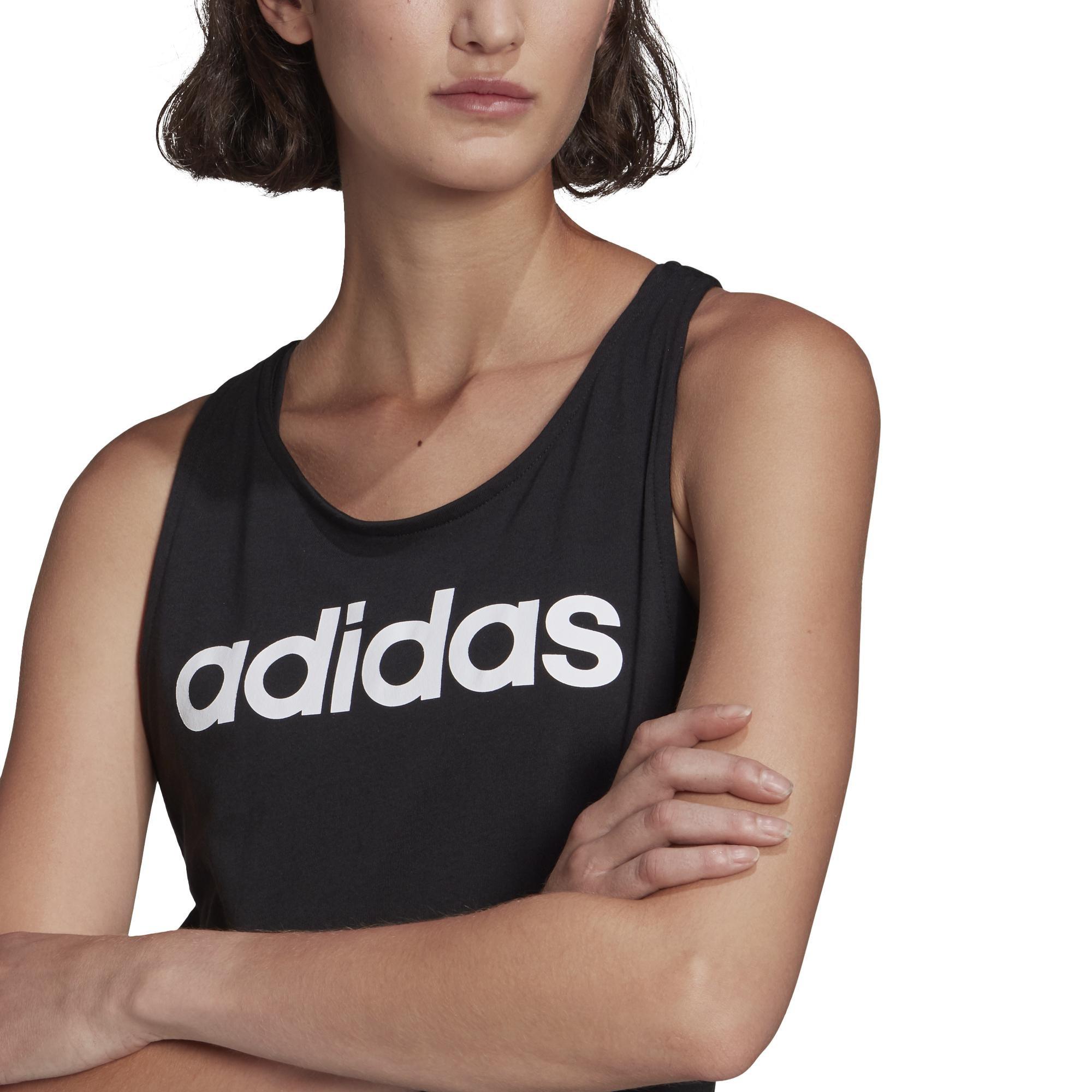 Essentials Loose Logo Tank Top, Black, A901_ONE, large image number 9