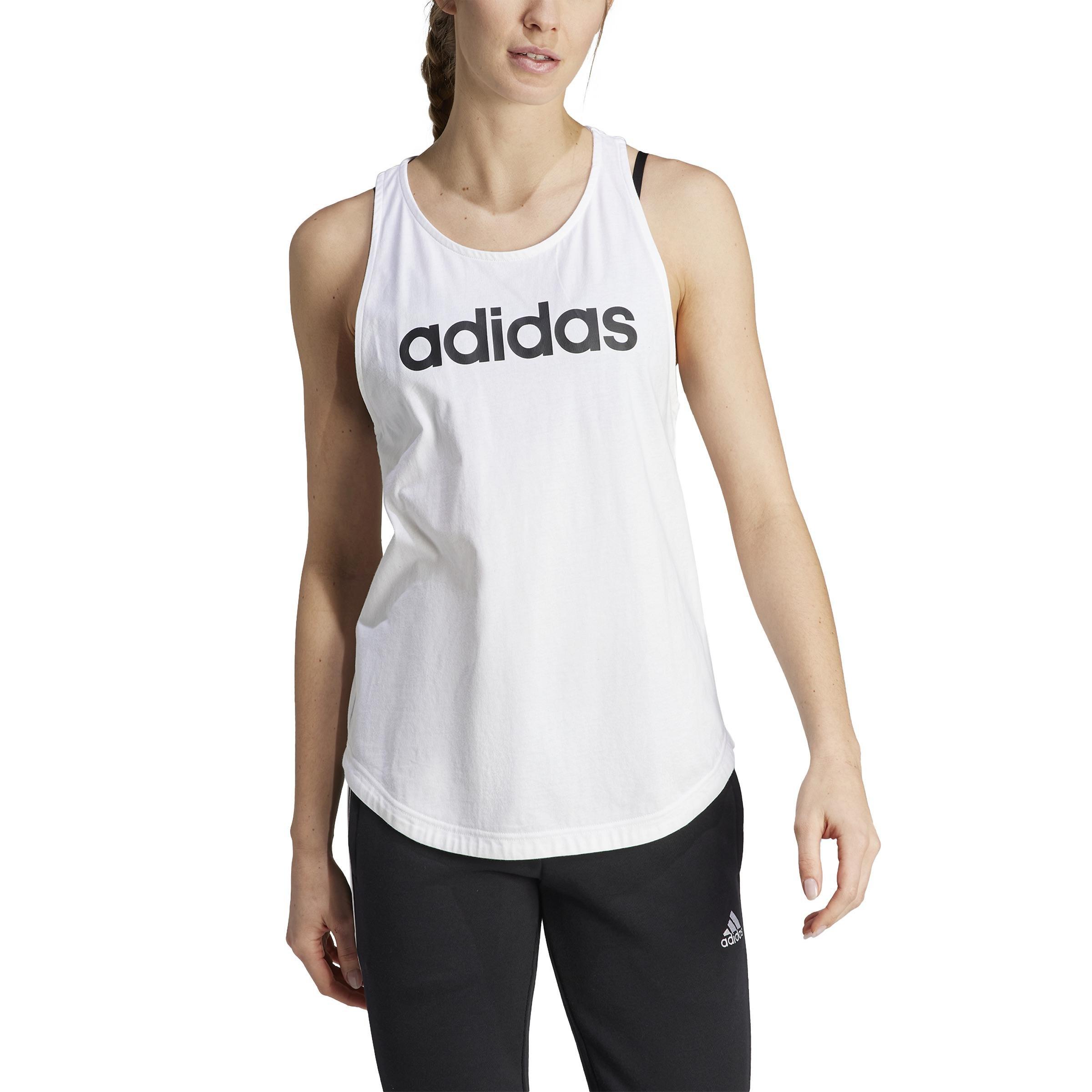 Essentials Loose Logo Tank Top, White, A901_ONE, large image number 0