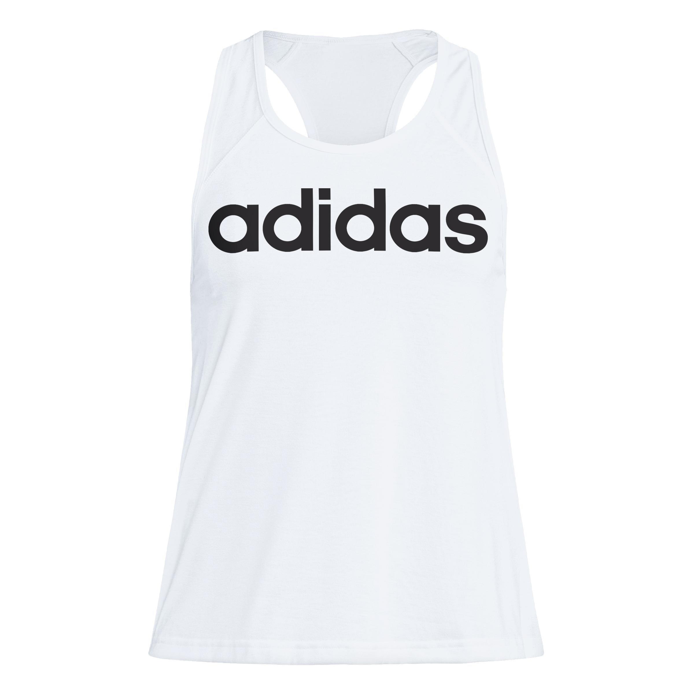 Essentials Loose Logo Tank Top, White, A901_ONE, large image number 1