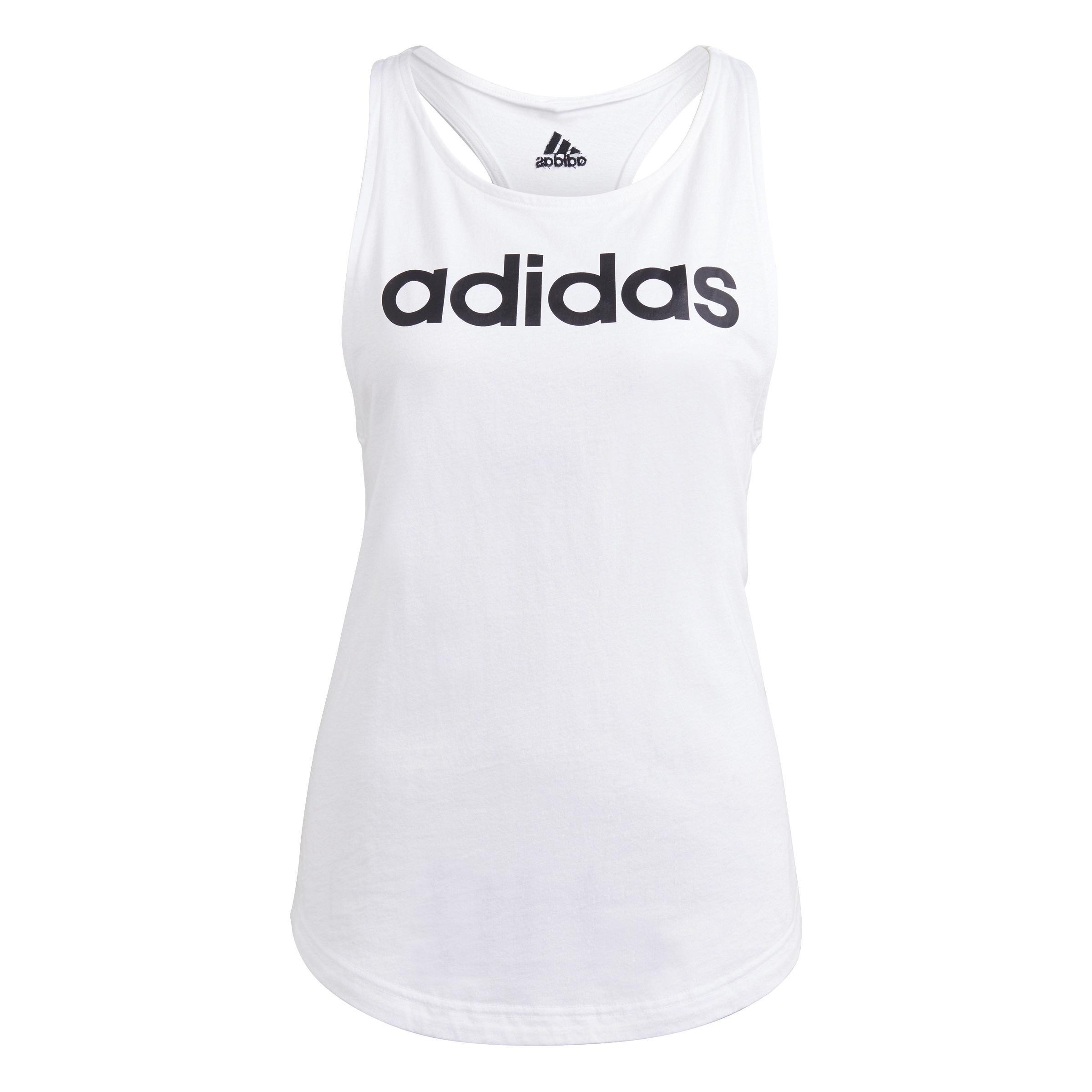 Essentials Loose Logo Tank Top, White, A901_ONE, large image number 2