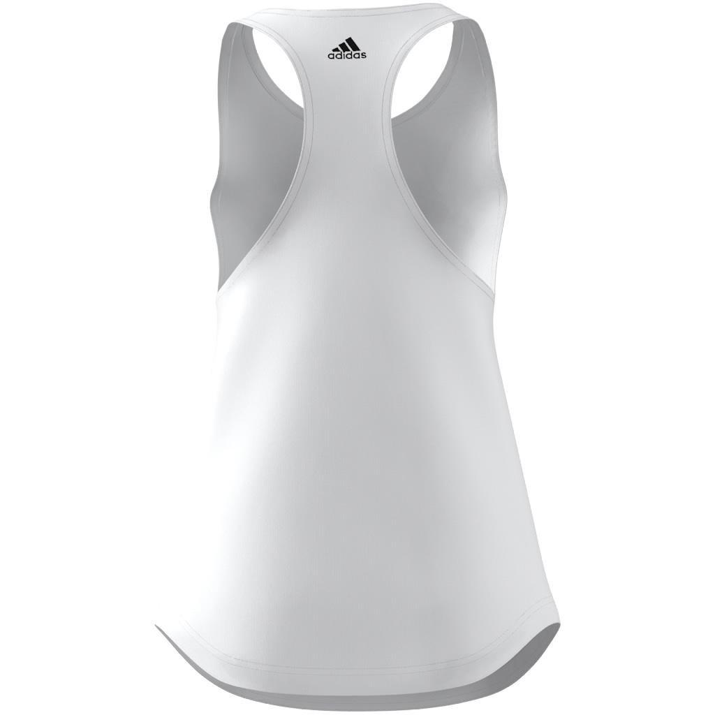 Essentials Loose Logo Tank Top, White, A901_ONE, large image number 10