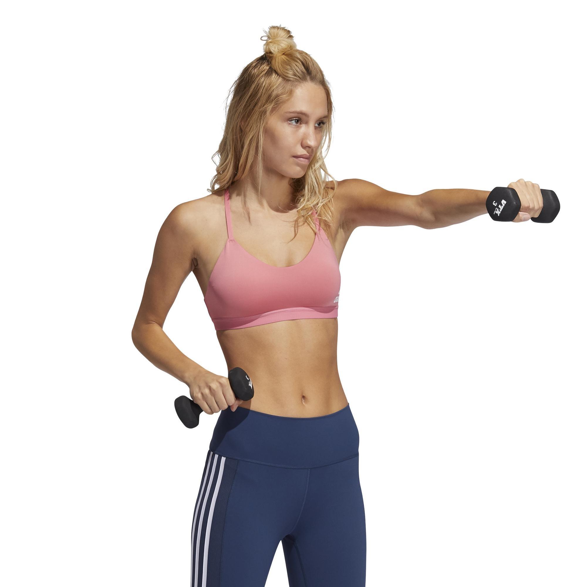 All Me Light Support Training Bra, Pink, A901_ONE, large image number 0
