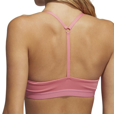 Women All Me Light Support Training Bra, Pink, A901_ONE, large image number 3