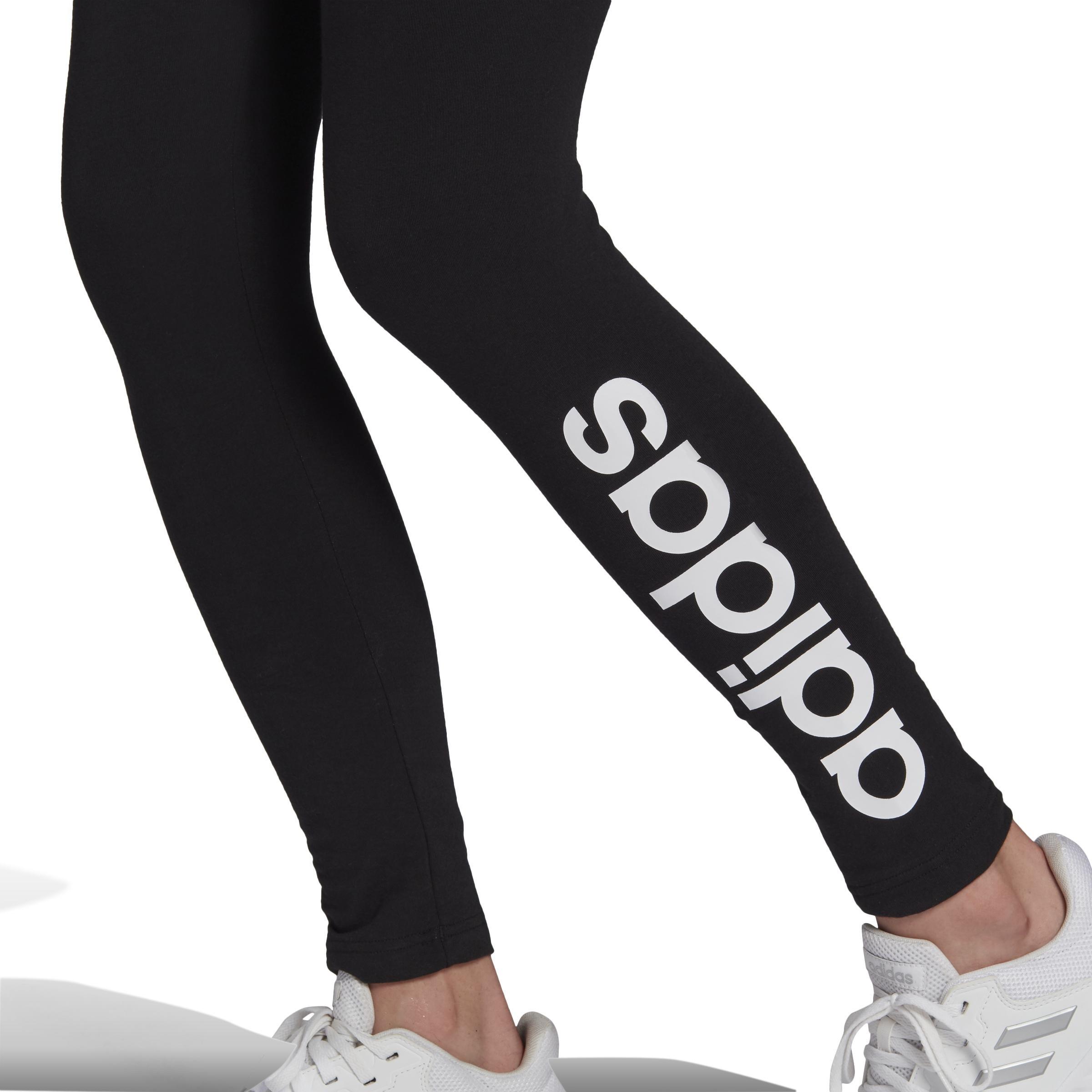 Essentials High-Waisted Logo Leggings, Multicolour, A901_ONE, large image number 3