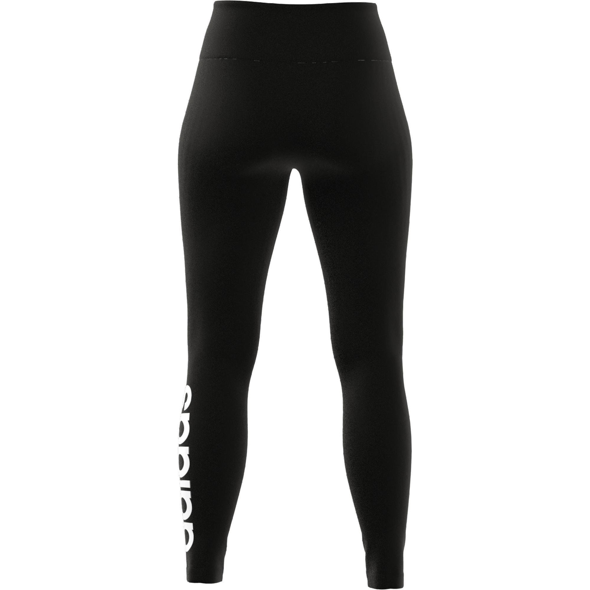 Women Essentials High-Waisted Logo Leggings, Black, A901_ONE, large image number 10