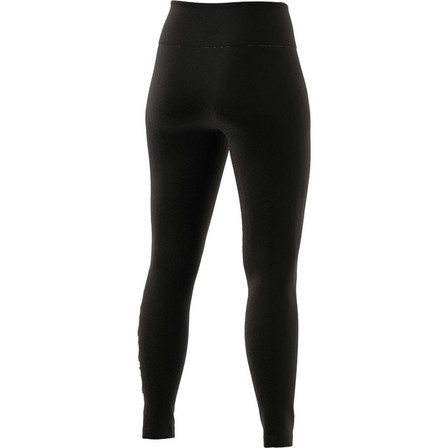 Women Essentials High-Waisted Logo Leggings, Black, A901_ONE, large image number 14