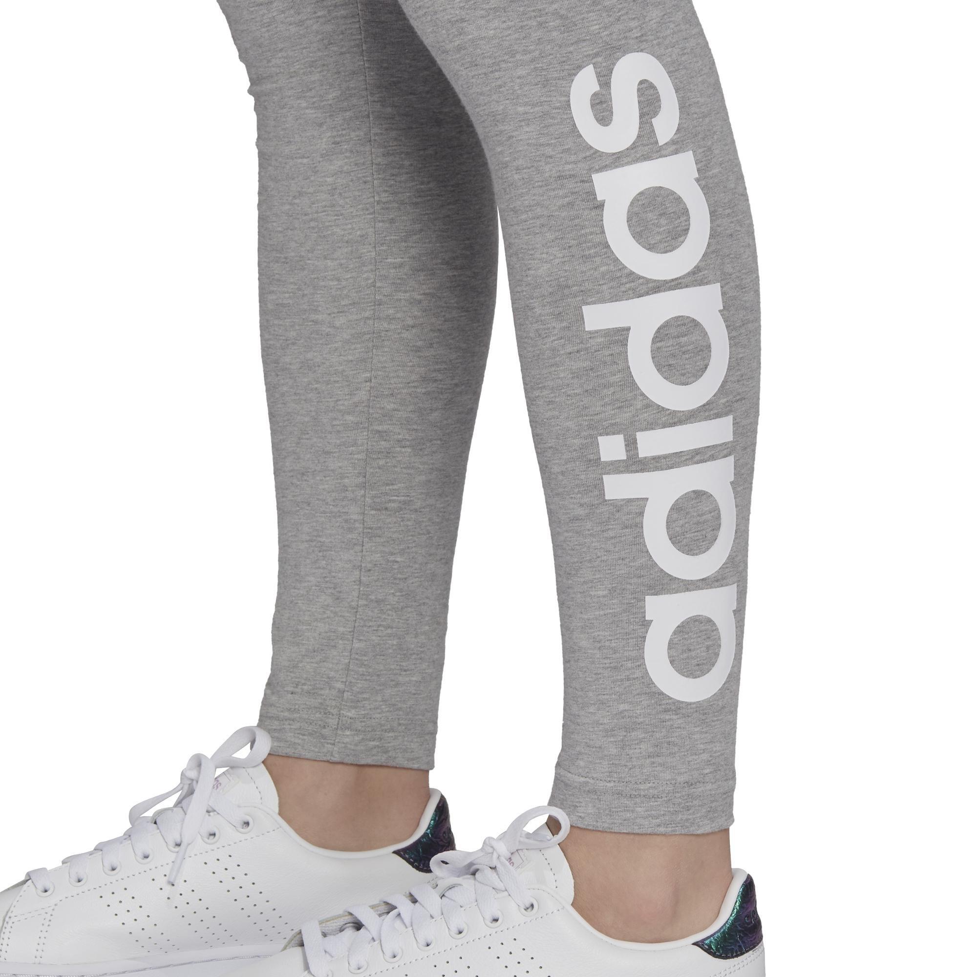 Essentials High-Waisted Logo Leggings, Grey, A901_ONE, large image number 1