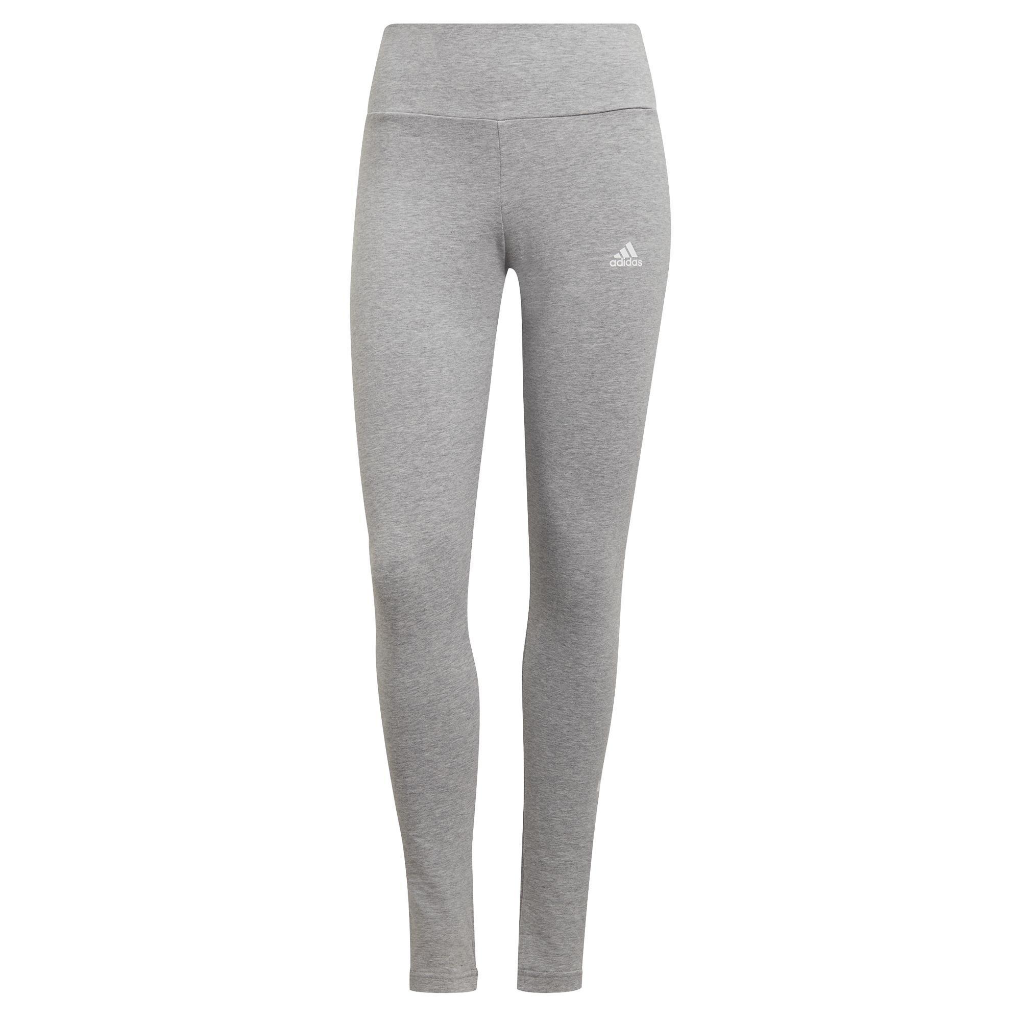 Essentials High-Waisted Logo Leggings, Grey, , large image number 2