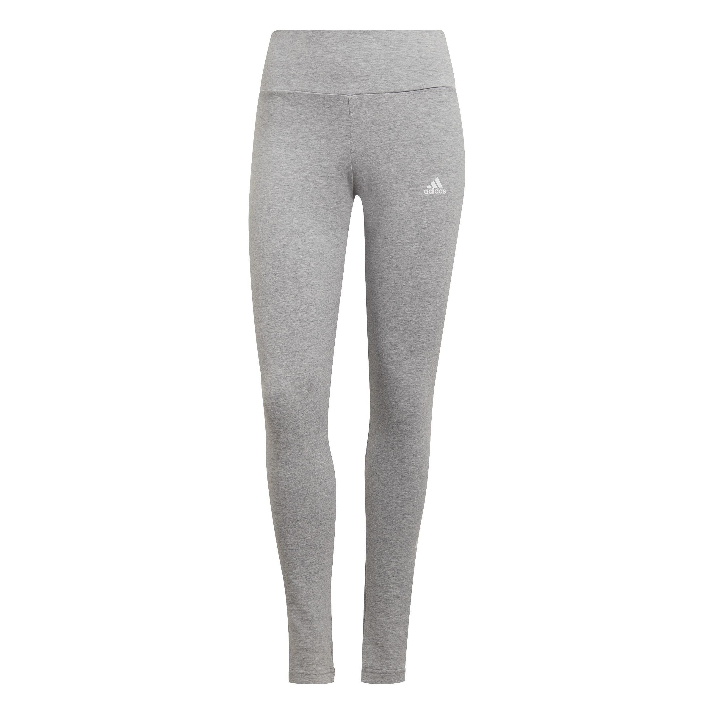 Essentials High-Waisted Logo Leggings, Grey, , large image number 3