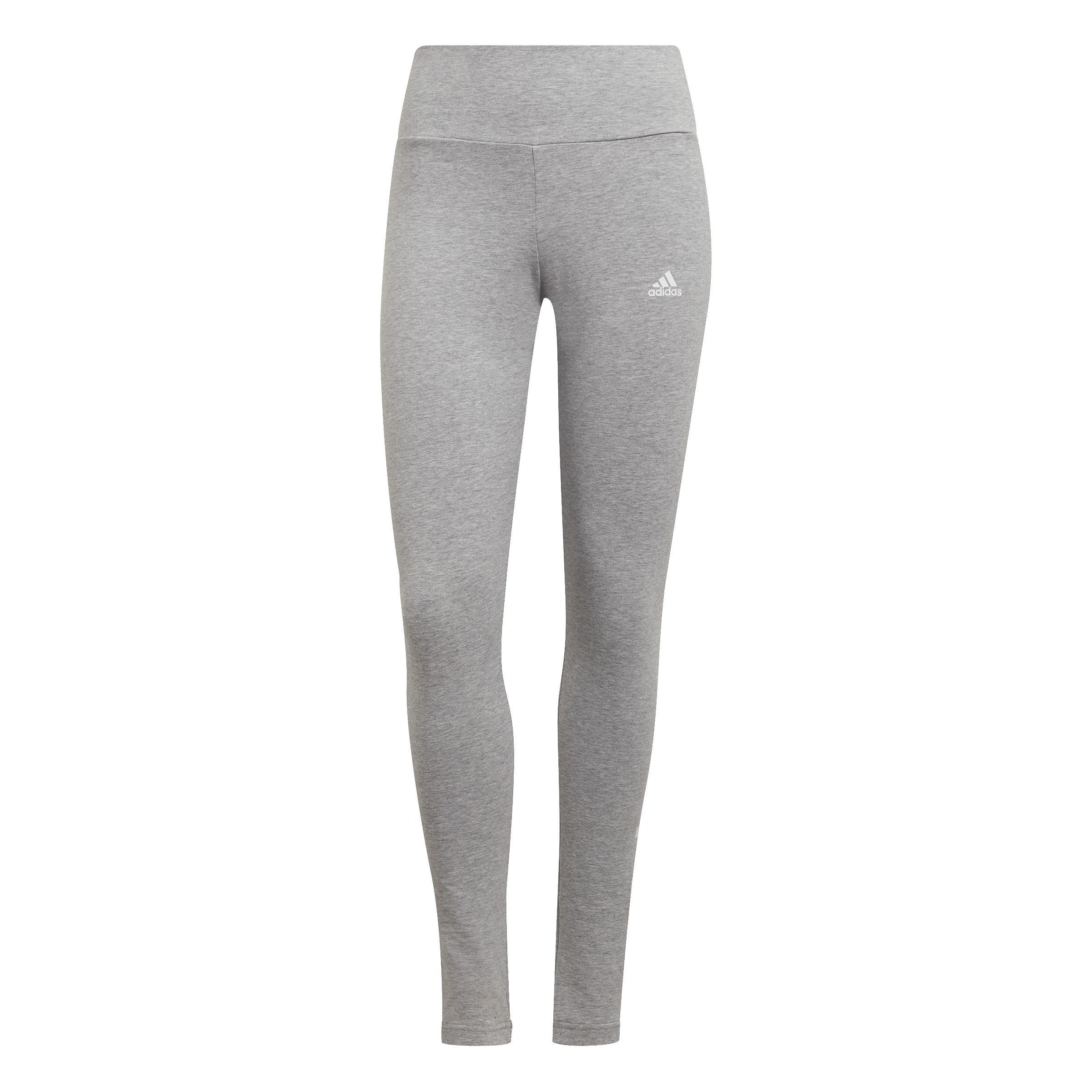 Essentials High-Waisted Logo Leggings, Grey, , large image number 6