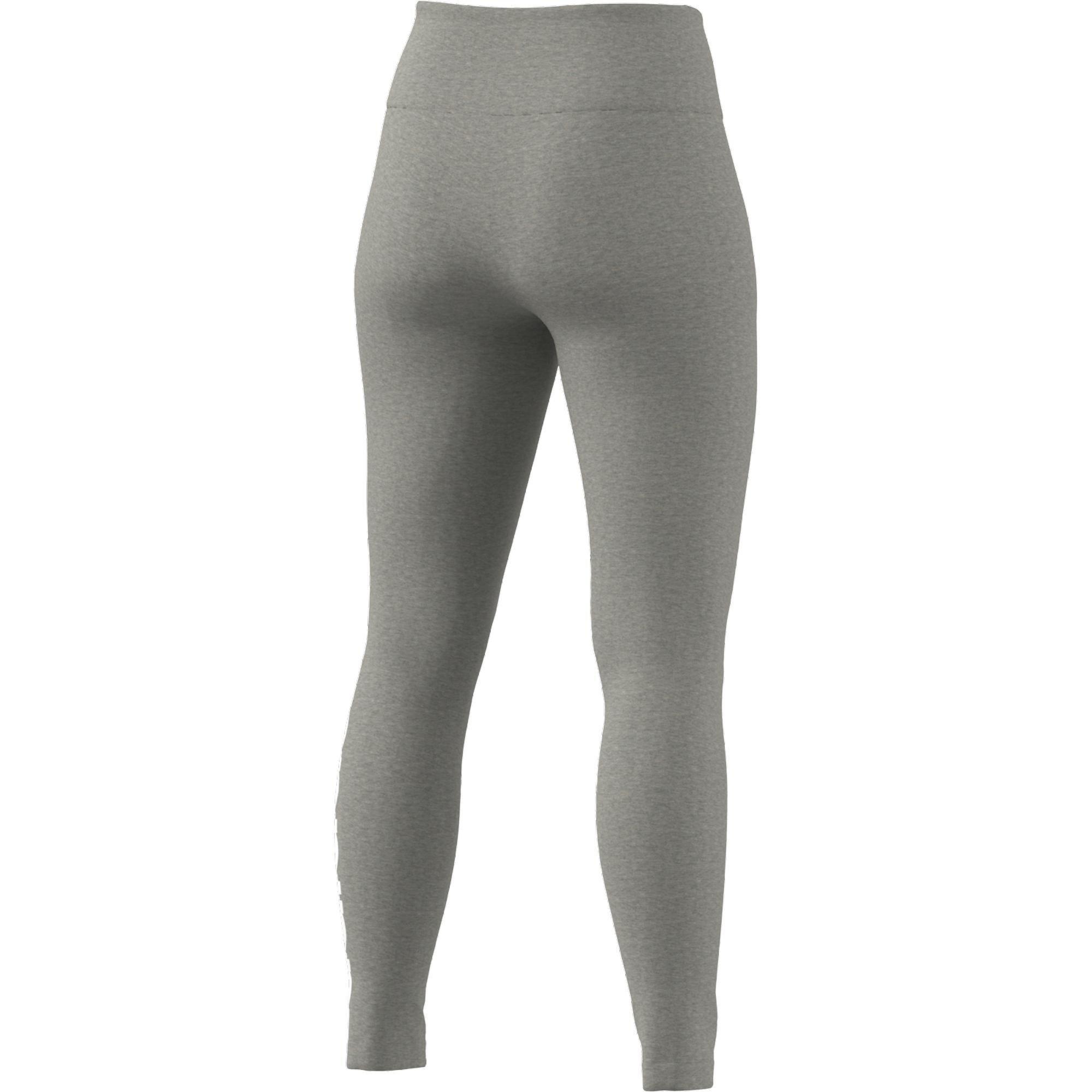 Essentials High-Waisted Logo Leggings, Grey, A901_ONE, large image number 7