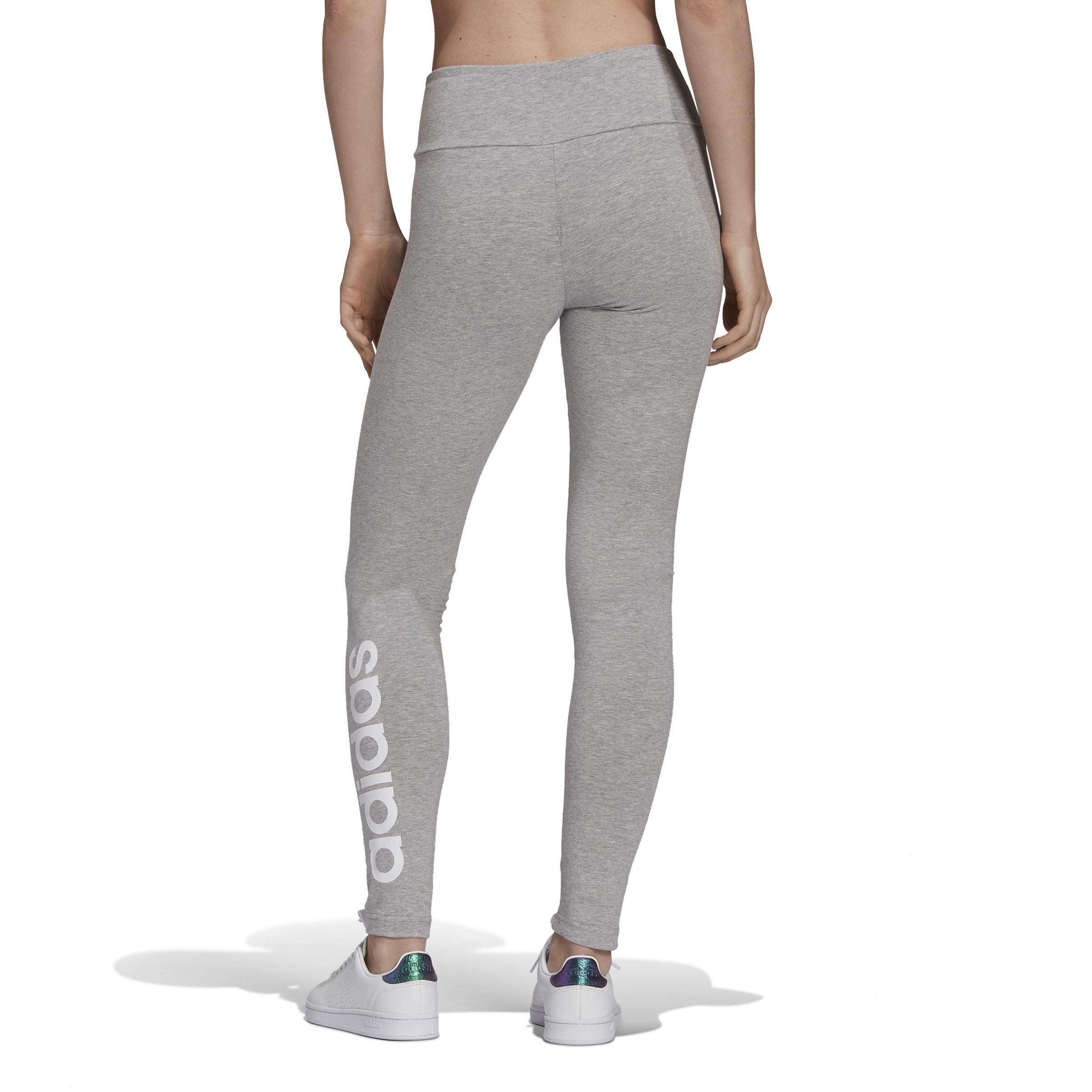 Essentials High-Waisted Logo Leggings, Grey, , large image number 9