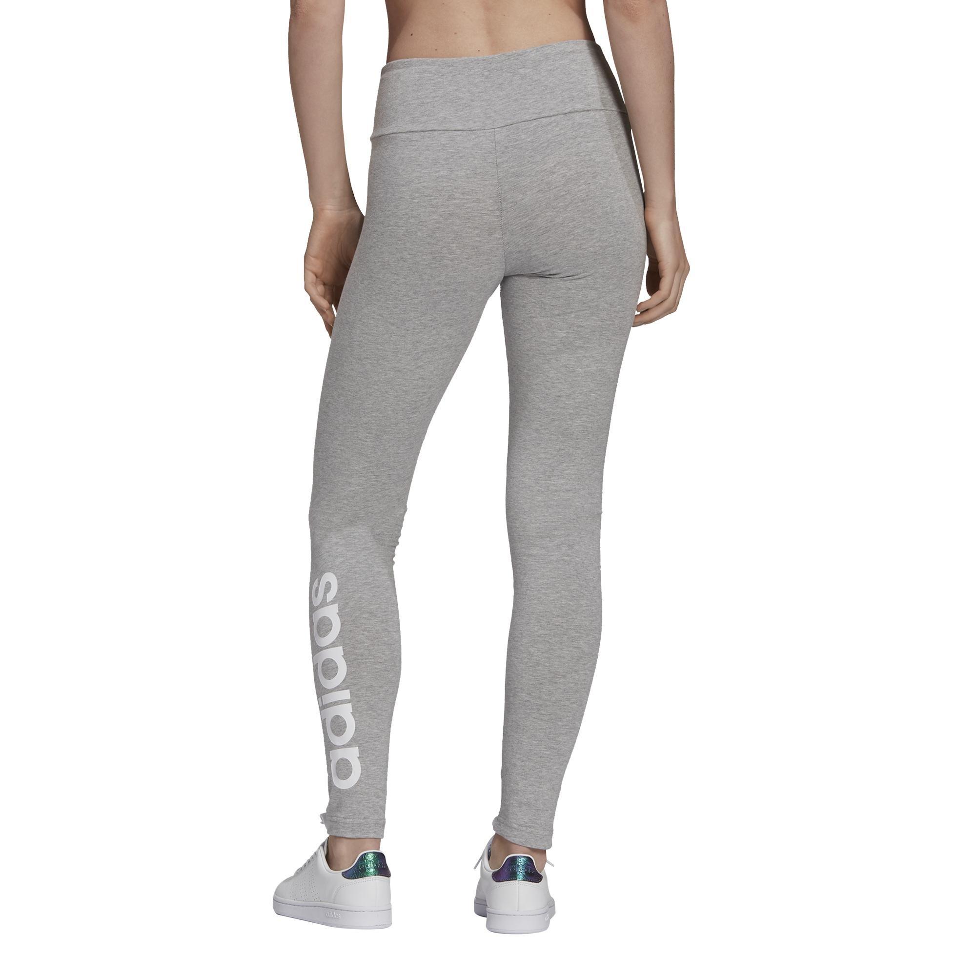 Essentials High-Waisted Logo Leggings, Grey, A901_ONE, large image number 10