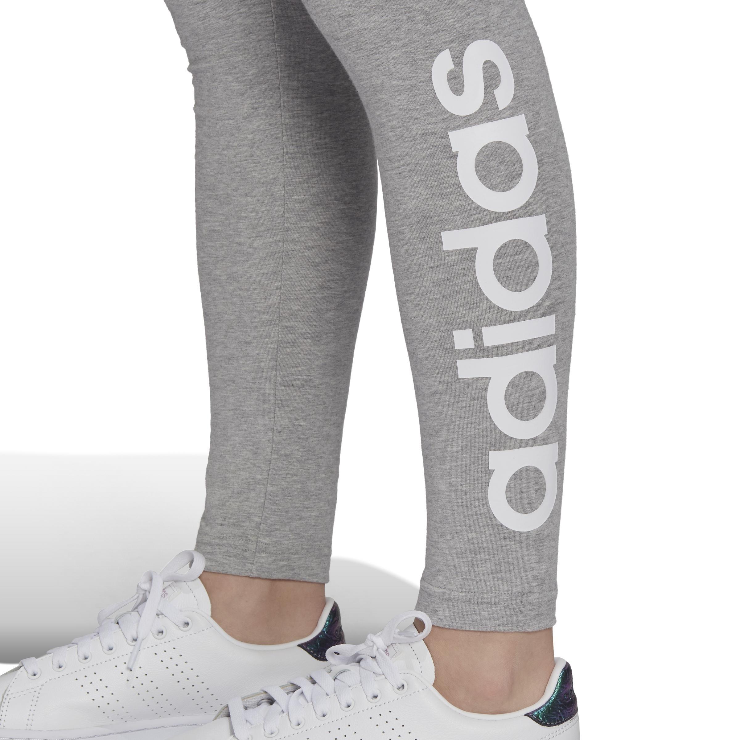 Essentials High-Waisted Logo Leggings, Grey, , large image number 12