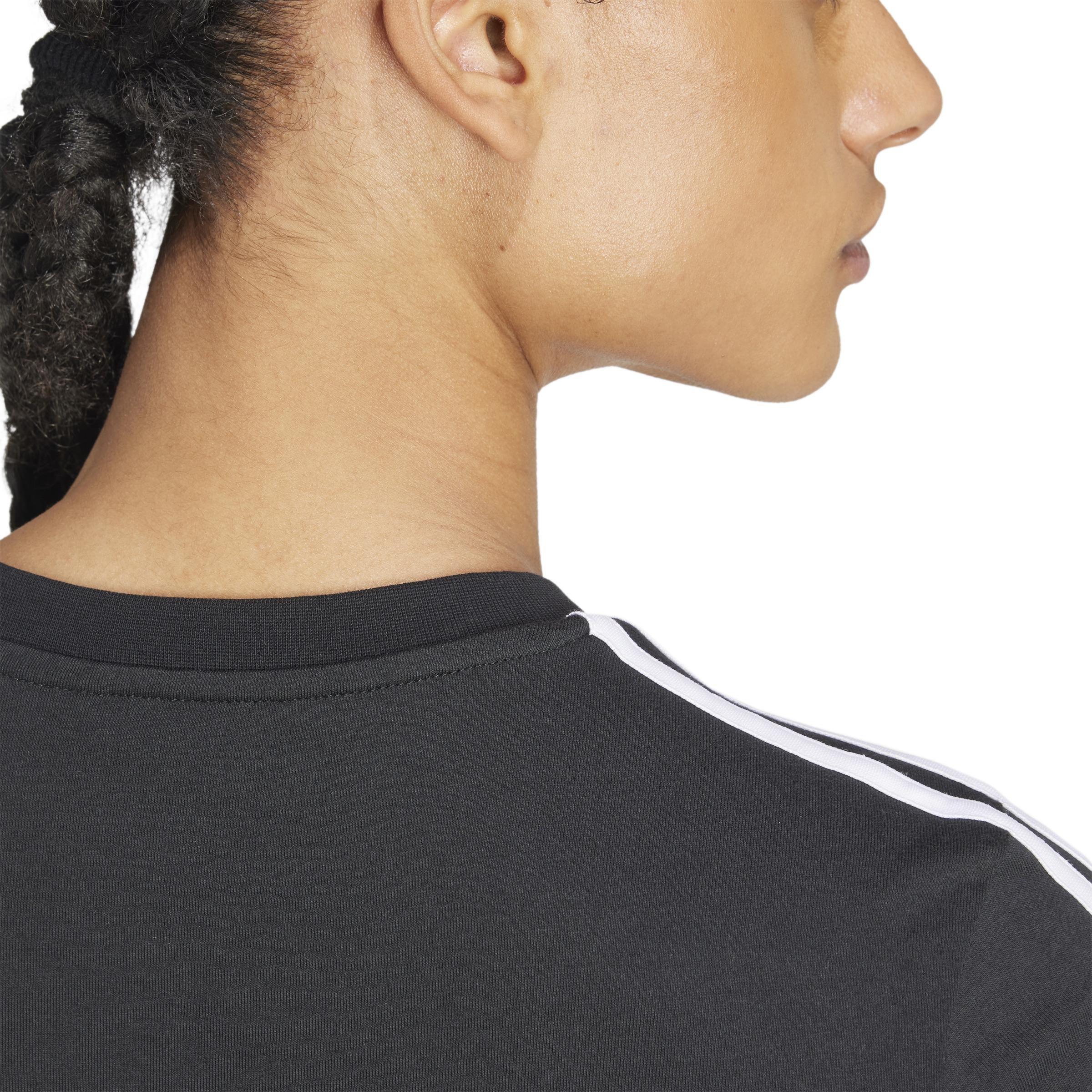 Essentials Slim 3-Stripes T-Shirt, Multicolour, A901_ONE, large image number 4