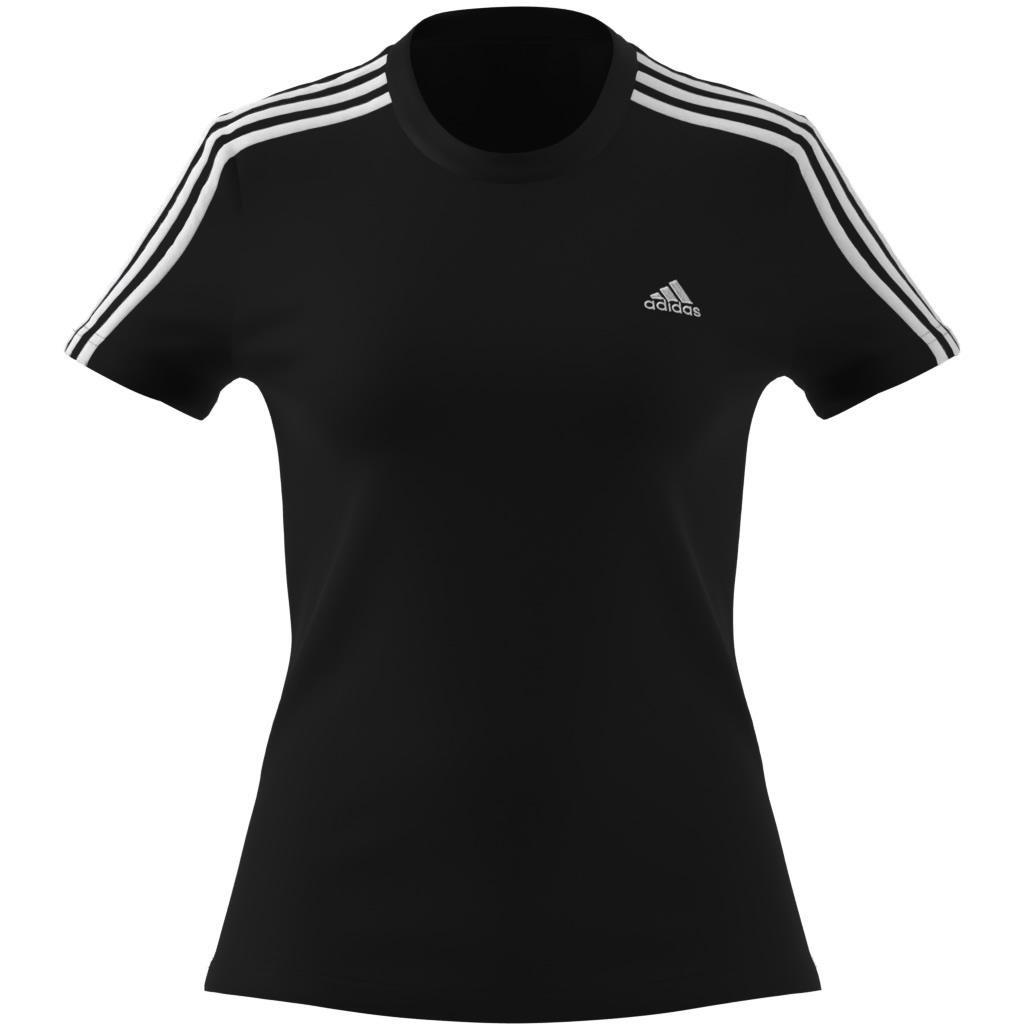 Essentials Slim 3-Stripes T-Shirt, Multicolour, A901_ONE, large image number 9