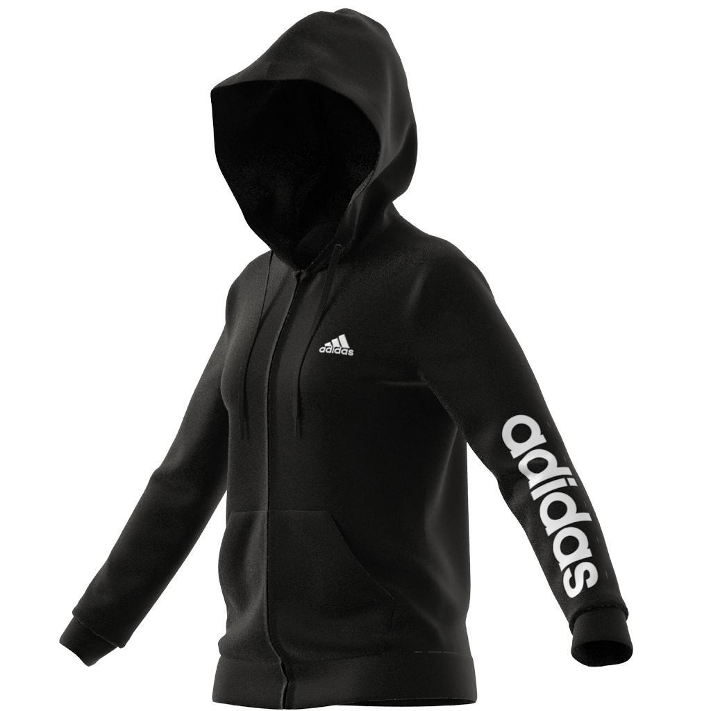 Essentials Logo Full-Zip Hoodie, Multicolour, A901_ONE, large image number 4