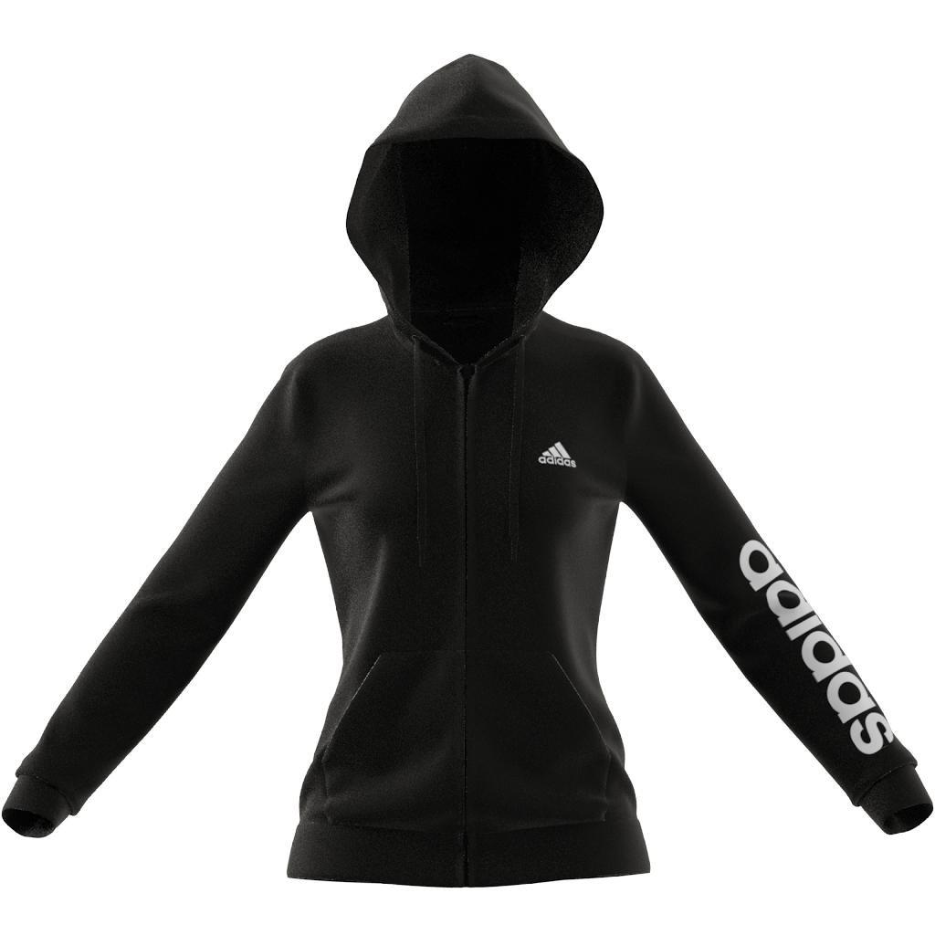 Essentials Logo Full-Zip Hoodie, Multicolour, A901_ONE, large image number 6