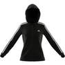 Women Essentials French Terry 3-Stripes Full-Zip Hoodie, Black, A901_ONE, thumbnail image number 0