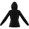 Women Essentials French Terry 3-Stripes Full-Zip Hoodie, Black, A901_ONE, thumbnail image number 3