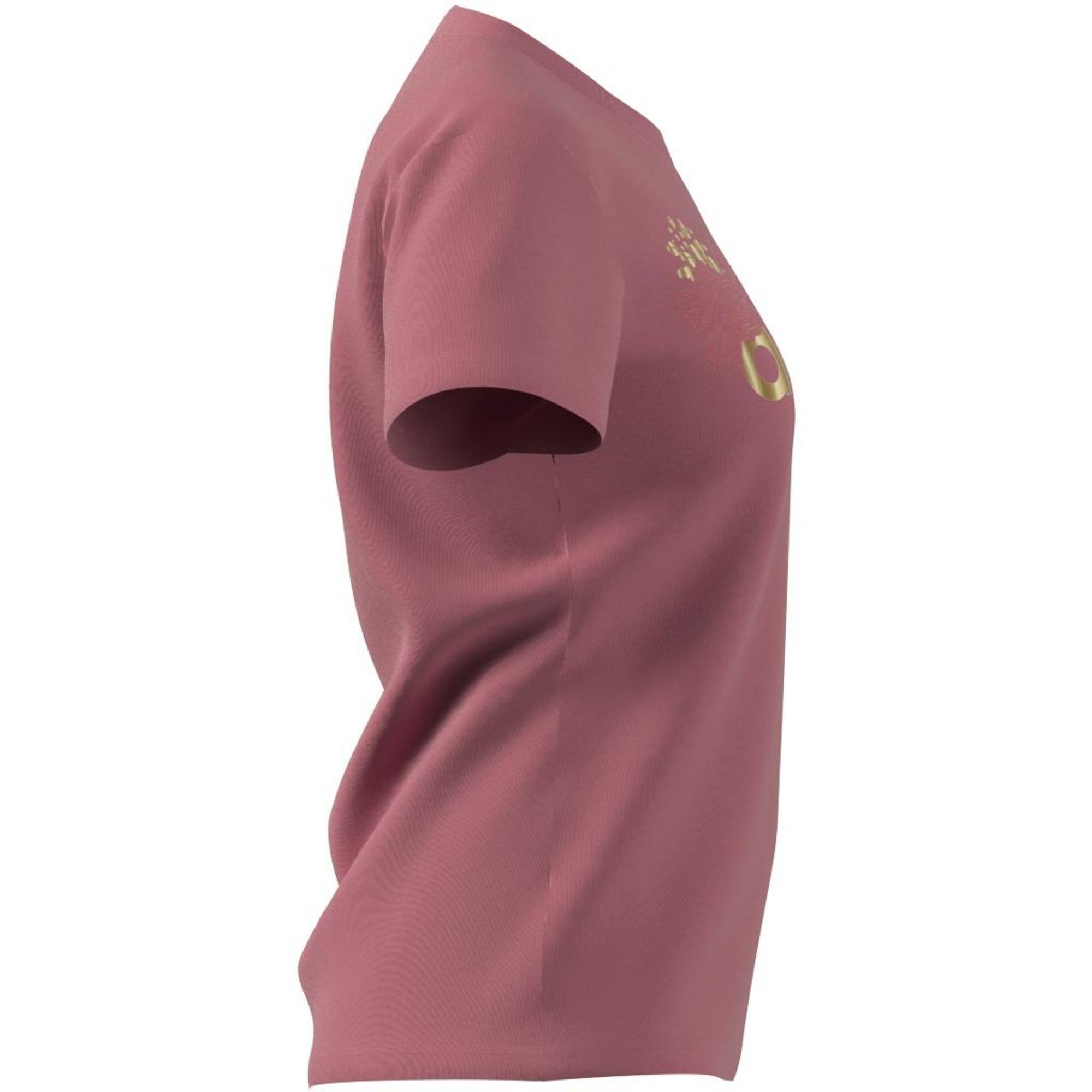 Linear Foil Graphic T-Shirt, Pink, A901_ONE, large image number 11