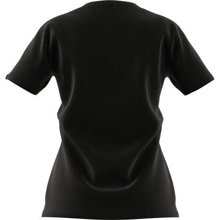 Women Linear Foil Graphic T-Shirt, Black, A901_ONE, large image number 8