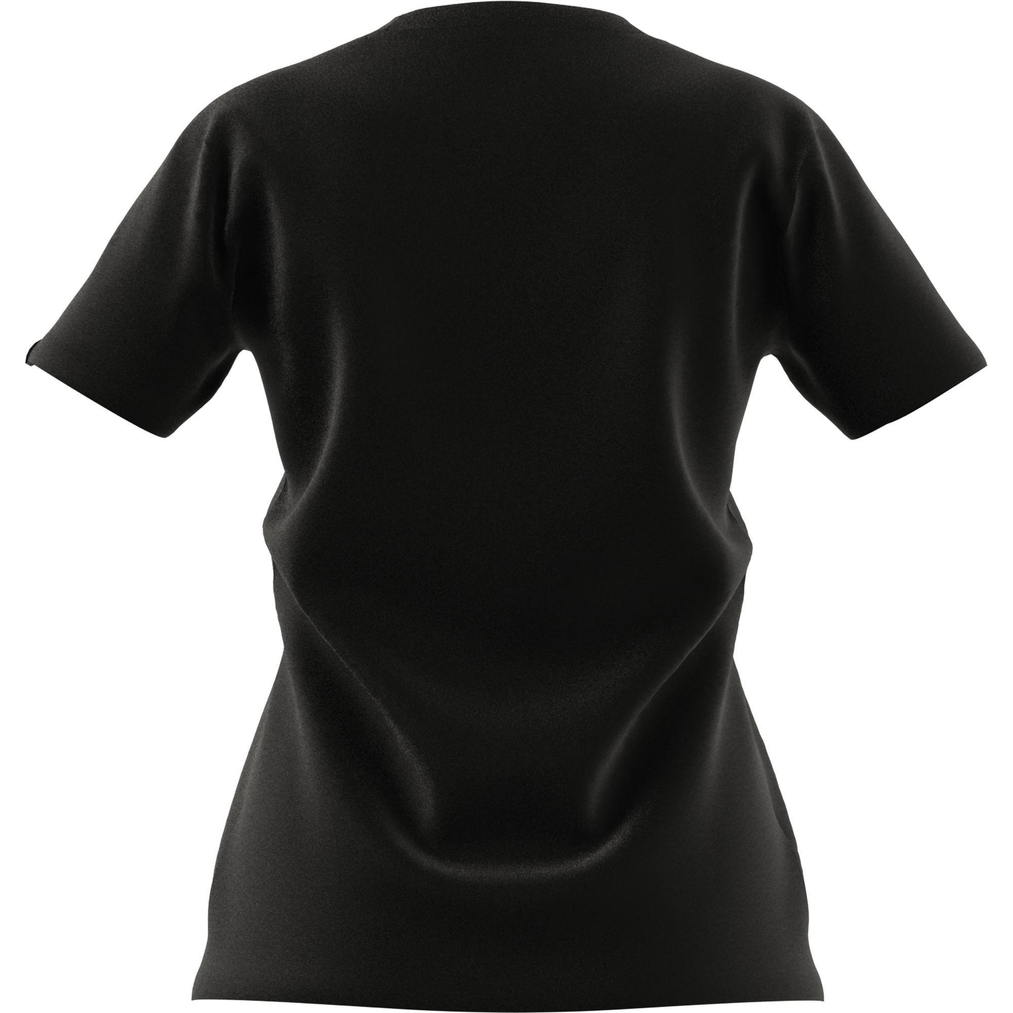 Women Linear Foil Graphic T-Shirt, Black, A901_ONE, large image number 8