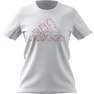 Women Outlined Floral Graphic T-Shirt, White, A901_ONE, thumbnail image number 2