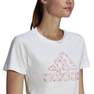 Women Outlined Floral Graphic T-Shirt, White, A901_ONE, thumbnail image number 6