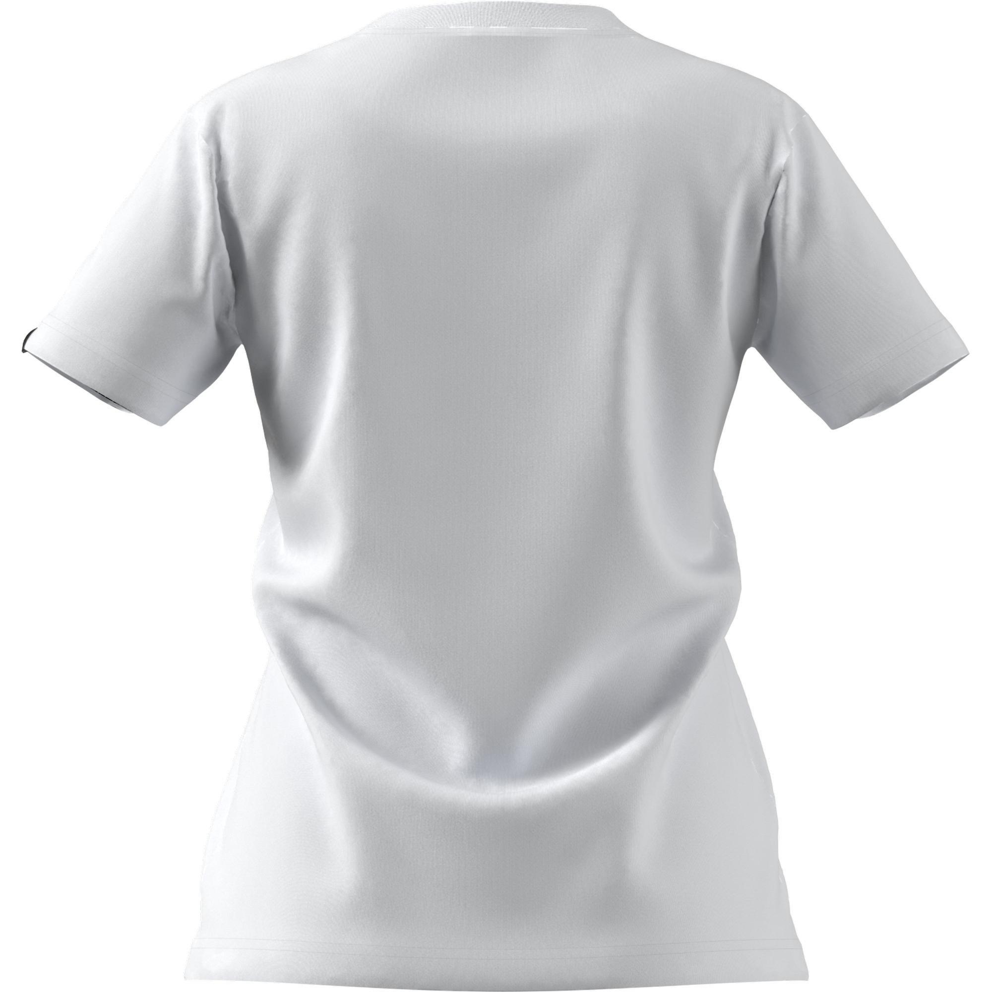 Outlined Floral Graphic T-Shirt, White, A901_ONE, large image number 7