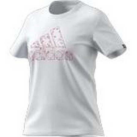 Women Outlined Floral Graphic T-Shirt, White, A901_ONE, large image number 9