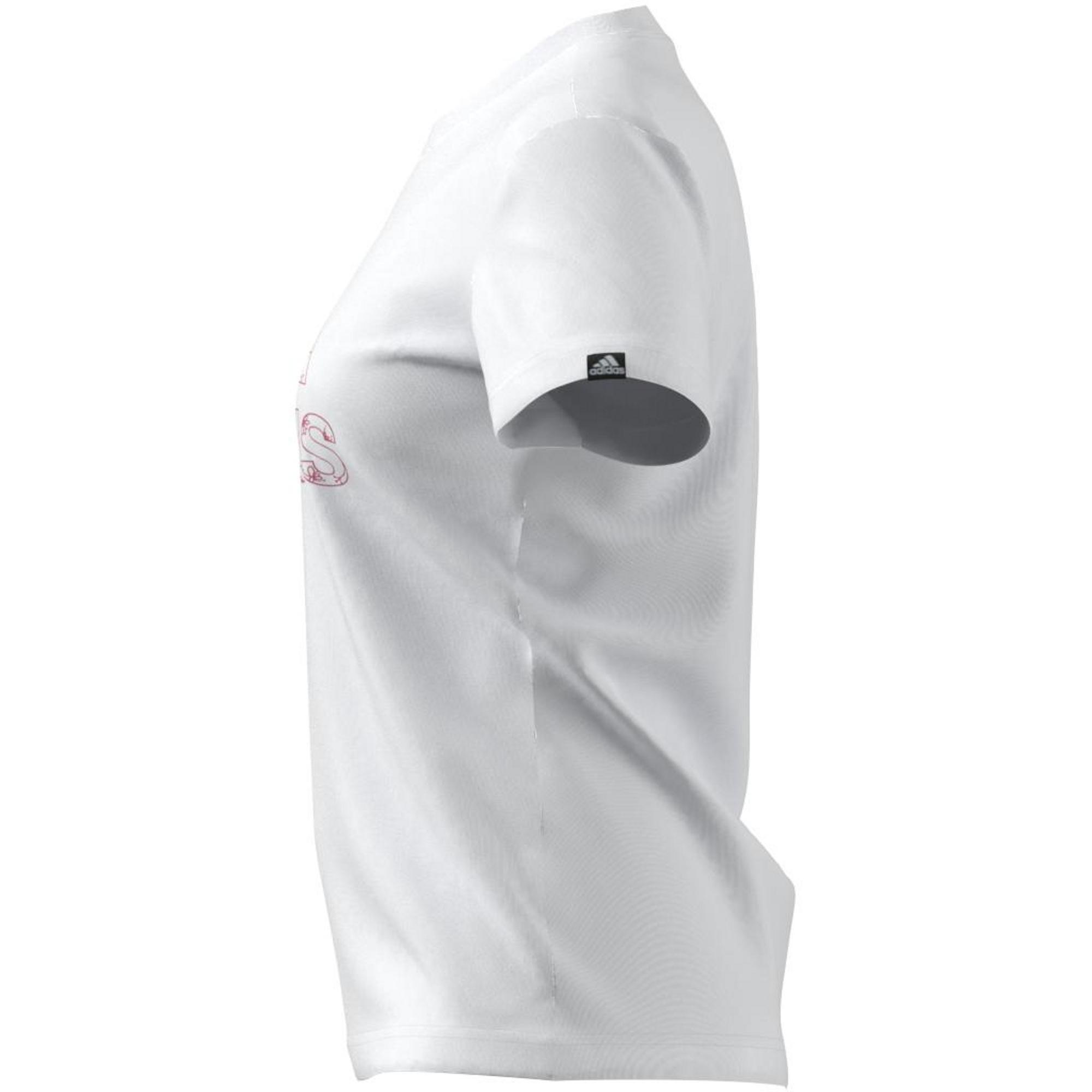Outlined Floral Graphic T-Shirt, White, A901_ONE, large image number 10