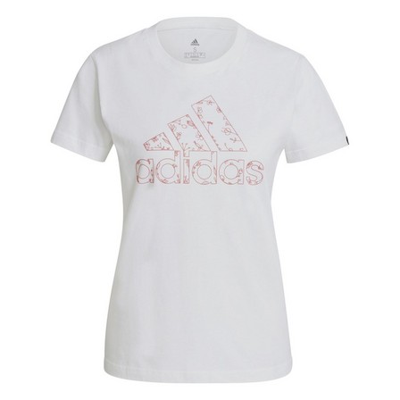 Women Outlined Floral Graphic T-Shirt, White, A901_ONE, large image number 18