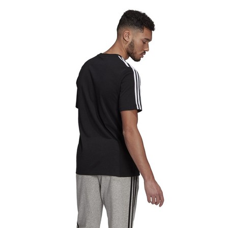 Men Essentials 3-Stripes T-Shirt , Black, A901_ONE, large image number 1