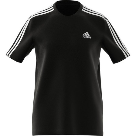 Men Essentials 3-Stripes T-Shirt , Black, A901_ONE, large image number 4