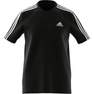Men Essentials 3-Stripes T-Shirt , Black, A901_ONE, thumbnail image number 4