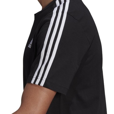 Men Essentials 3-Stripes T-Shirt , Black, A901_ONE, large image number 11