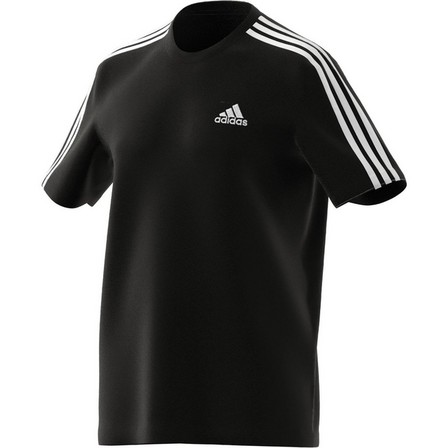 Men Essentials 3-Stripes T-Shirt , Black, A901_ONE, large image number 13